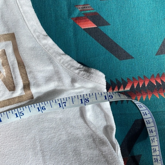 White and gold running tank top - Picture 4 of 5